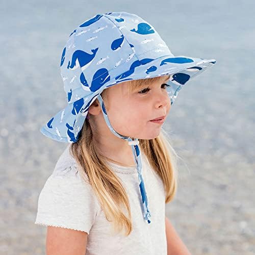 Памучни слънчеви шапки JAN & JUL GRO-with-Me (Бебешки, За деца, Момче)