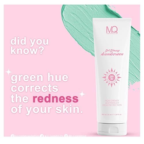 Слънцезащитен крем MQ Cosmetics Get Glassy SPF 50, 50 мл, 1,69 унция (1 опаковка)