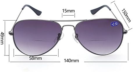 2 Опаковки Бифокальных Слънчеви Очила С Градиентными Лещи За четене UV400
