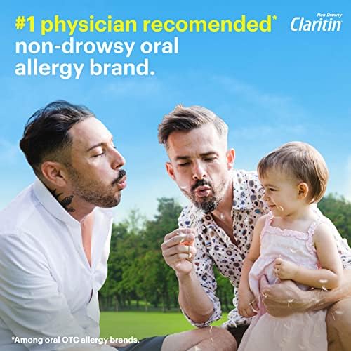Кларитин 24-Часово Лек срещу алергии, Не Причинява Сънливост, Отпускаемое Рецепта За Облекчаване на алергии, Антихистаминови хапчета
