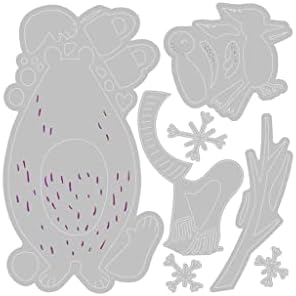 Комплект печати Sizzix Thinlits 8PK Cozy Winter от Тим Хольца, 665574, Многоцветен