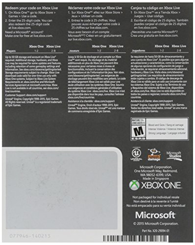 Gears of War - Ultimate Edition - Код карта на сайта за изтегляне в Xbox One Digital