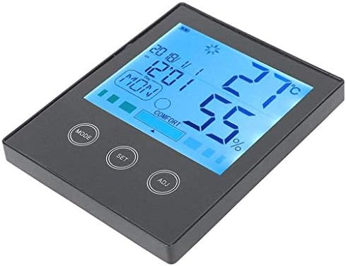 WODMB Термометър Дигитален Влагомер, Термометър, Сензори за Влажност Монитор Led Датчик с Картографиране Време на Вградените Часовници