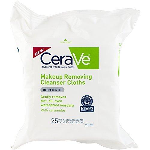 Кърпички за отстраняване на грим CeraVe, брой 25 парчета - Купувайте опаковане и СПЕСТЕТЕ (опаковка от 2 броя)