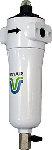 Ван Air Systems F200-0055-1/2- Филтър за сгъстен въздух серия B-MD-PD6 F200, Премахва масло, вода и твърди частици, Индикатор за