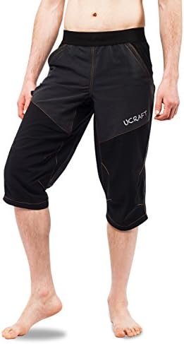 Ucraft Xlite Панталони за катерене, боулдеринга и йога ¾ Мъжки и дамски панталони капри. Лек, Еластичен, Дишаща