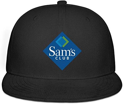 Мъжки Плоски шапки Унисекс, Ежедневни Регулируема бейзболна шапка на Sam ' s на открито-Club-Blue-Лого-бейзболна шапка