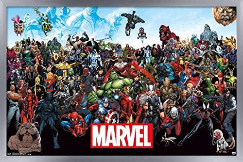 Плакат на стената Trends International Marvel Comics The Lineup 22.375x 34 за игри стая