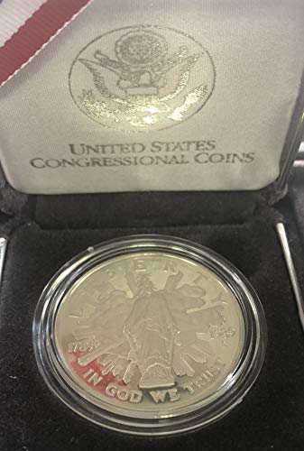 Монета на Конгреса 1989 г. Съобщение се Доставя в оригиналната опаковка от монетния двор на Монетния двор на САЩ с доказателство
