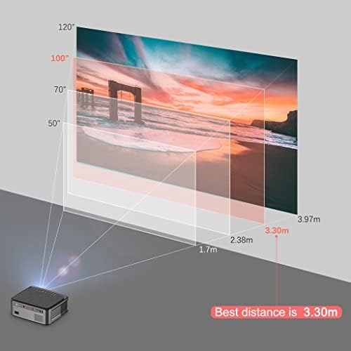 WERFDS Ga828 на цял екран за проектор с резолюция 1920x 1080p Projetor Android 9,0, видео проектор за смартфон, led 3D домашно кино