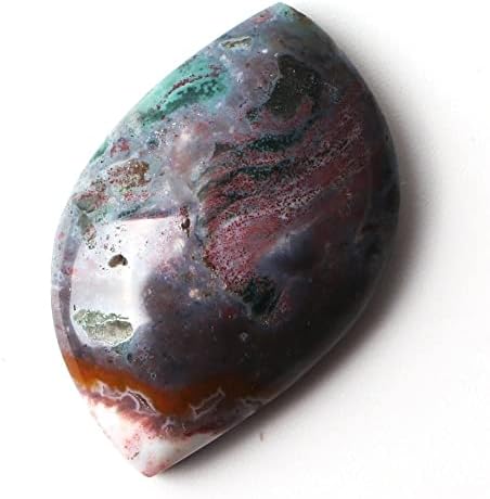 ZYM116 1 бр./5 бр./10 бр/20 бр. Висулка от естествена океана Яспис произволна форма, полирани камъни За бижута, подарък Рейки, Скучна