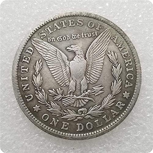 Монета на Повикване 1921 е във формата На Сърце С Тисненым Черепа, Старинни Медни и Сребърен Медал, Копие Сувенир, на Новост, Монета,