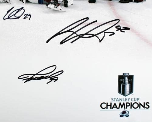 Авеланш (6) Маккинън, Ландеског, 4 Снимка с автограф от 16x20 LE 7/100 Fanatics - Снимки на НХЛ с автограф