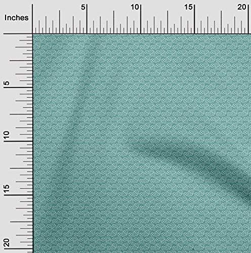 oneOone памучен поплиновая плат с геометричен блочным принтом шевна плат с ширина 42 инча