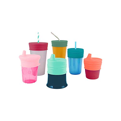 Удобни Капаци за пиене с определени Boon, различни цветове (опаковка от 3 броя)