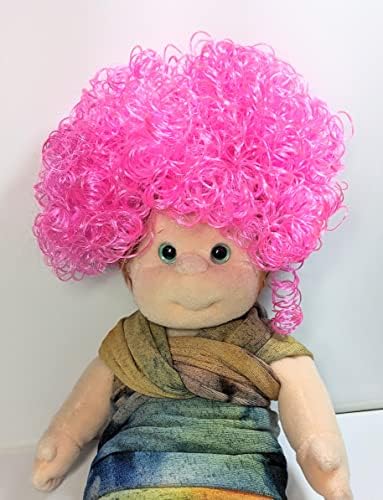 Изделия от Линпенга, Къдрава, за да проверите За Производство, Клоун 2 грама, Розови Куклени Косата