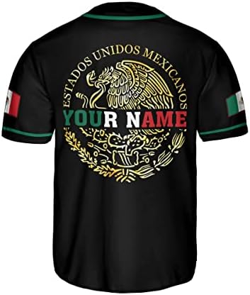 Индивидуално Персонализирайте Тениски Бейзбол Мексико, Изработени по Поръчка Номер на Името, за Мъже, Жени, Джърси Бейзбол Мексико,